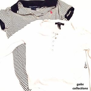 POLO RALPH LAUREN STRIPED TOP & H&M LONG SLEEVE :)
